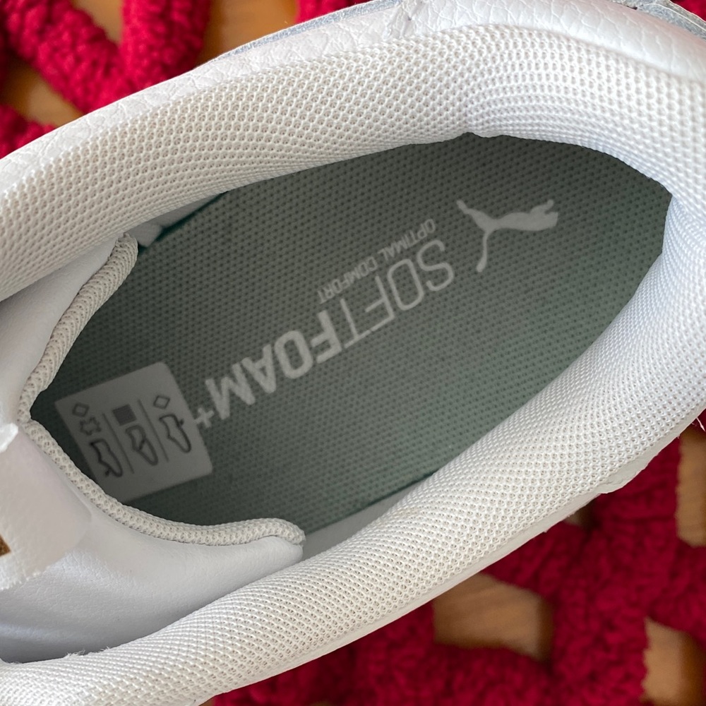 Puma Women's White and Camouflage Sneakers - Picture 7 of 8
